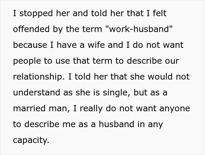 Woman Calls Her Longtime Teammate Her “Work Husband” In Public, Gets Mad As He Corrects Her Wording
