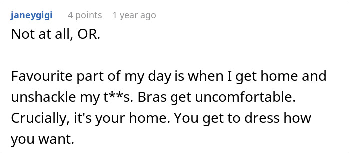 Woman Kicks Out In-Laws After MIL Shames DIL For Not Wearing A Bra At Home, They Leave In A Huff