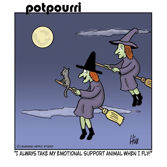 Spooktacular Humor: 26 New One-Panel Comics From Laughing Hippo Studio