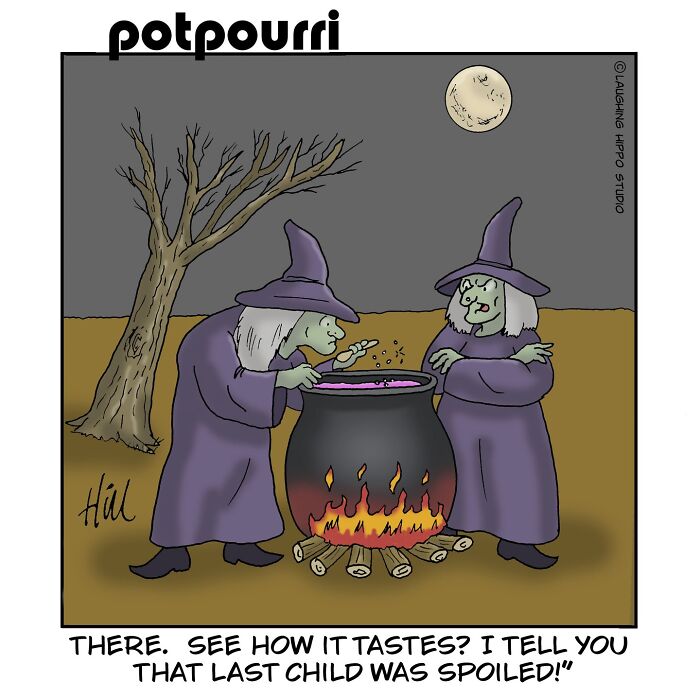 Spooktacular Humor: 26 New One-Panel Comics From Laughing Hippo Studio