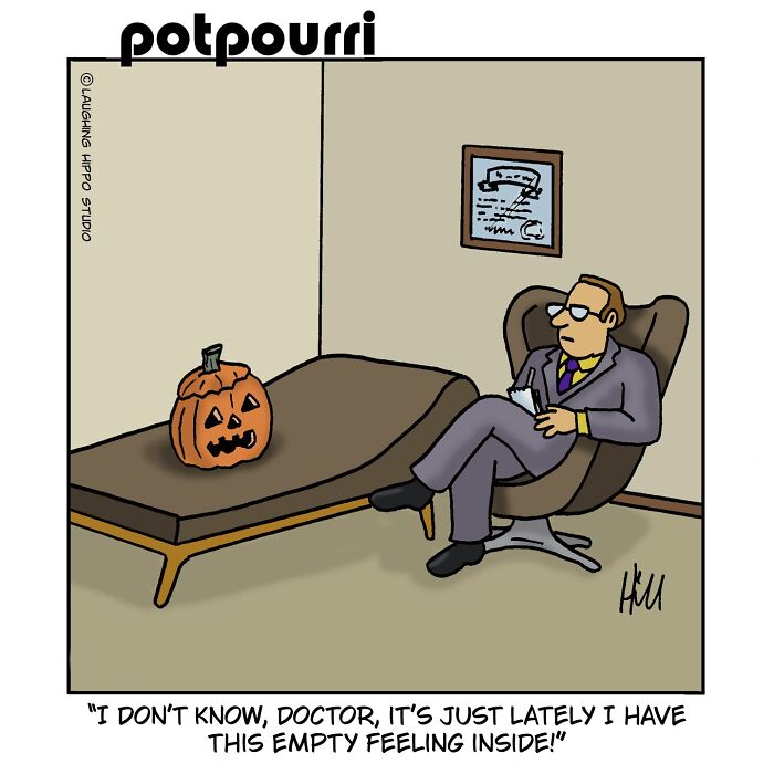 Spooktacular Humor: 26 New One-Panel Comics From Laughing Hippo Studio