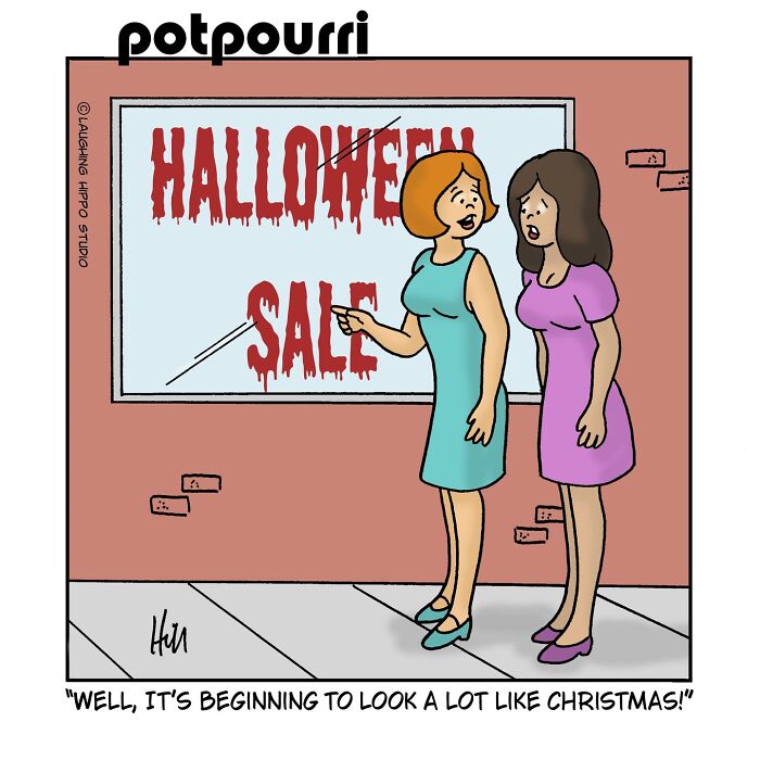 Spooktacular Humor: 26 New One-Panel Comics From Laughing Hippo Studio