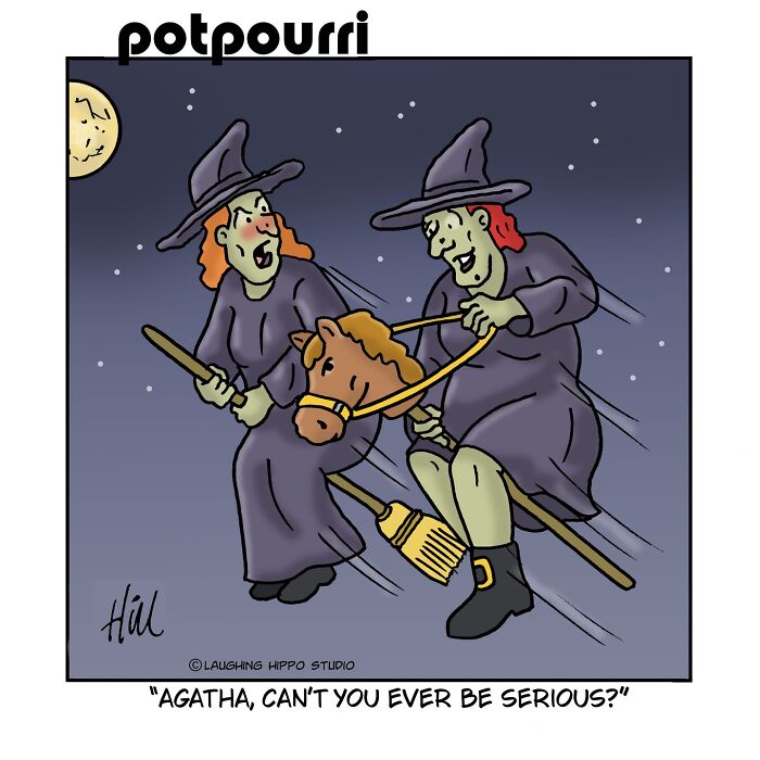 Spooktacular Humor: 26 New One-Panel Comics From Laughing Hippo Studio