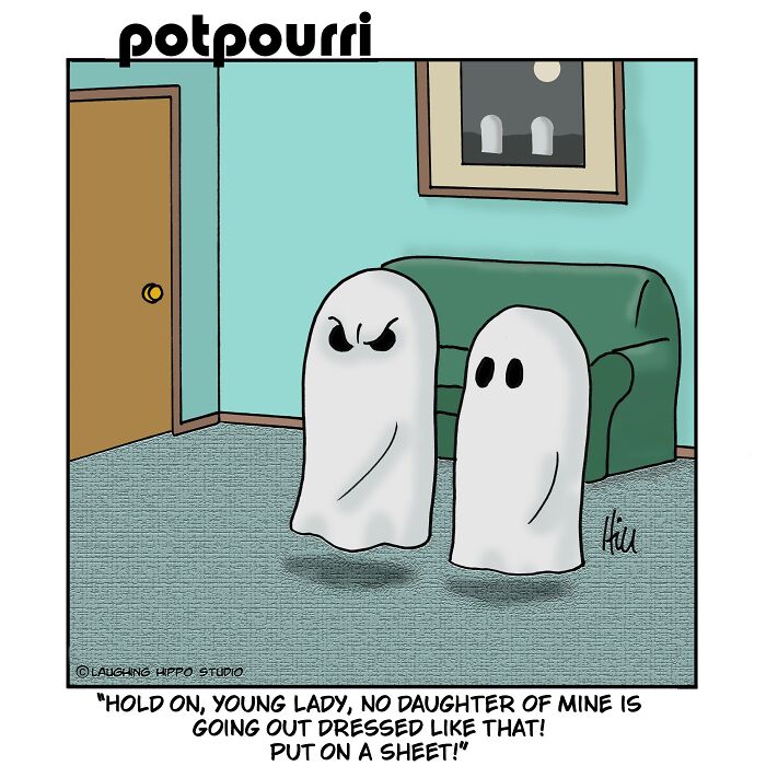 Spooktacular Humor: 26 New One-Panel Comics From Laughing Hippo Studio