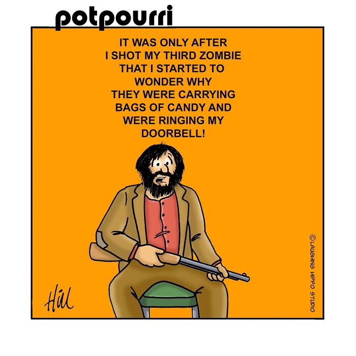 Spooktacular Humor: 26 New One-Panel Comics From Laughing Hippo Studio