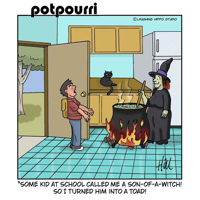 Spooktacular Humor: 26 New One-Panel Comics From Laughing Hippo Studio
