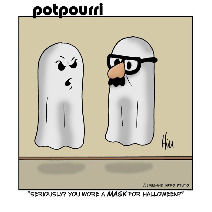Spooktacular Humor: 26 New One-Panel Comics From Laughing Hippo Studio