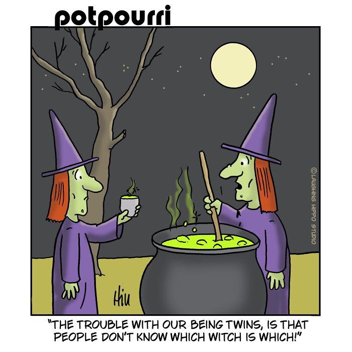 Spooktacular Humor: 26 New One-Panel Comics From Laughing Hippo Studio