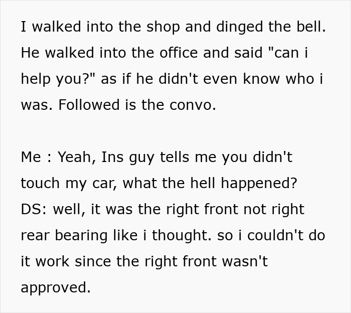 Guy Gets Treated Like Dirt By Auto Repair Shop, Gets The Last Laugh Thanks To Pure Dumb Luck Guy Gets Treated Like Dirt By Auto Repair Shop, Gets The Last Laugh Thanks To Pure Dumb Luck