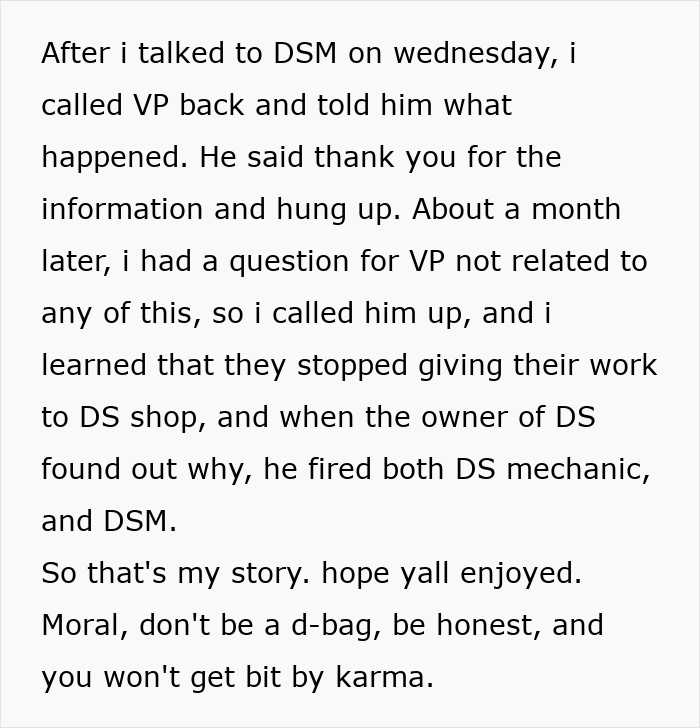 Guy Gets Treated Like Dirt By Auto Repair Shop, Gets The Last Laugh Thanks To Pure Dumb Luck Guy Gets Treated Like Dirt By Auto Repair Shop, Gets The Last Laugh Thanks To Pure Dumb Luck