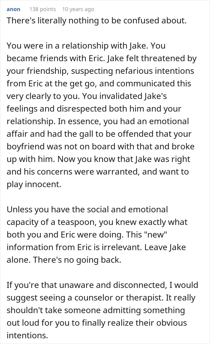 Woman Can’t See How Painfully Obvious Her Male Friend’s Intentions Are When BF Starts Showing Jealousy Woman Can’t See How Painfully Obvious Her Male Friend’s Intentions Are When BF Starts Showing Jealousy