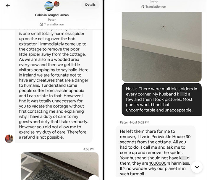 Woman Blasts Airbnb Host After Finding Spiders In Her Rental, But The Internet Turns On Her