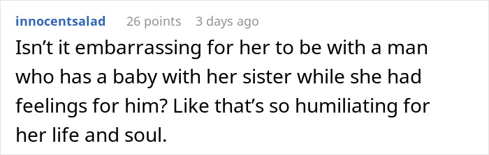 Woman Admits To Hooking Up With Sister’s Ex, Is Shocked That There Are Consequences Woman Admits To Hooking Up With Sister’s Ex, Is Shocked That There Are Consequences