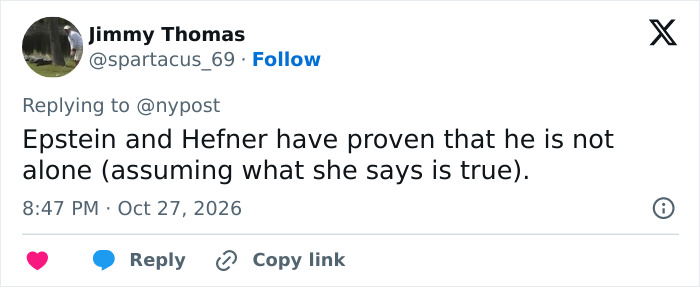 Hugh Hefner’s Widow, Crystal, Blasts A-List Actor As One Of Hollywood’s “Biggest Pervs” Hugh Hefner’s Widow, Crystal, Blasts A-List Actor As One Of Hollywood’s “Biggest Pervs”