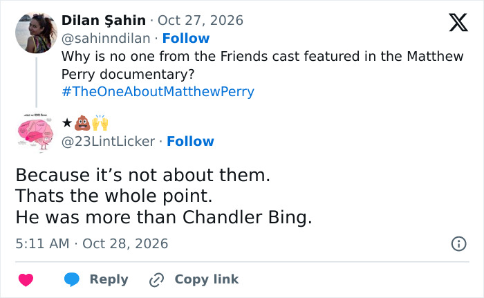 Insider Exposes “Shocking” Reason Matthew Perry’s ‘Friends’ Co-Stars Snubbed Documentary About Late Actor