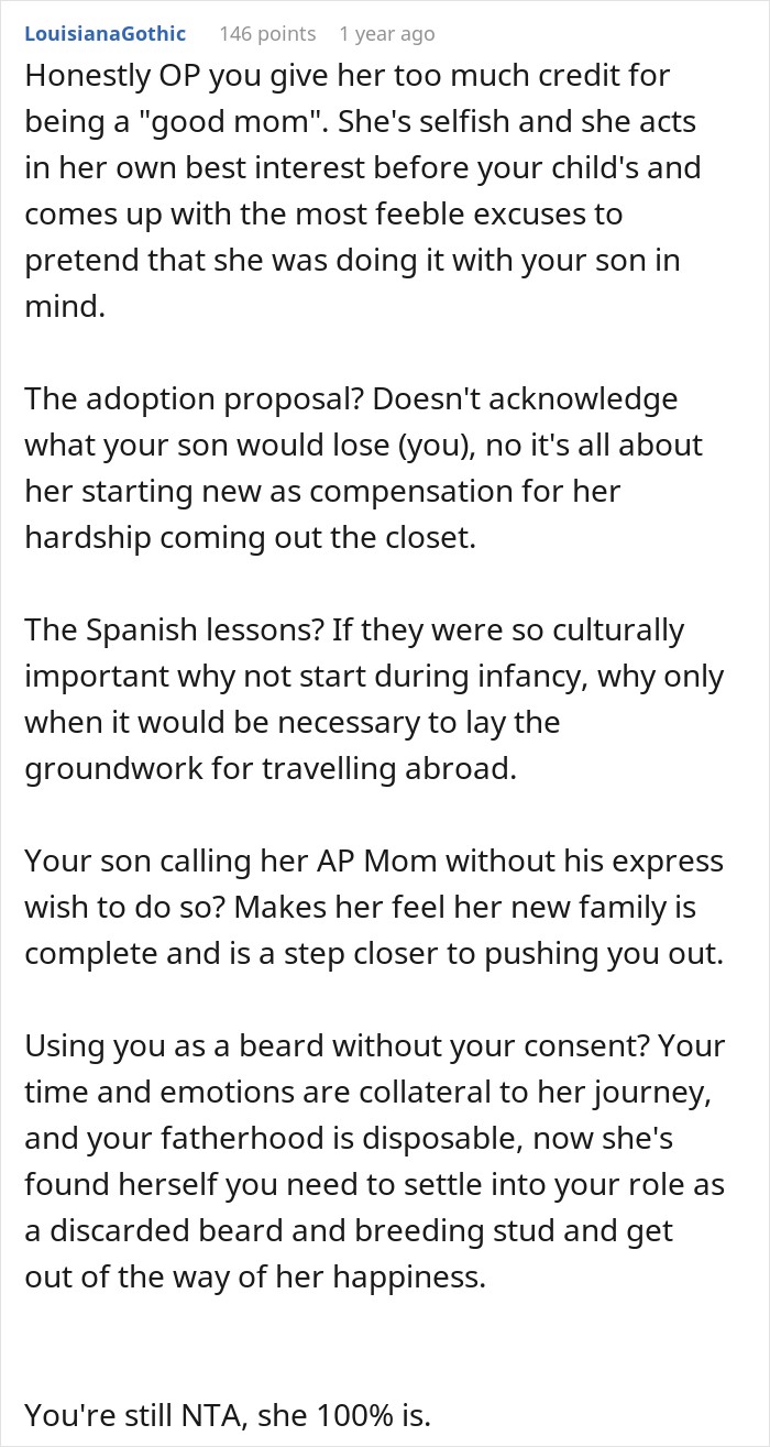 Lesbian Ex Wants 8YO Son To Call Her Affair Partner Mom, Betrayed Ex-Hubby Criticized For Stopping Her