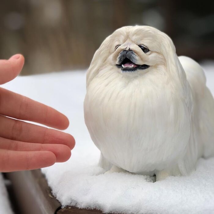 22 New Hyperrealistic Sculptures Of Pets Entirely Handmade By This Artist