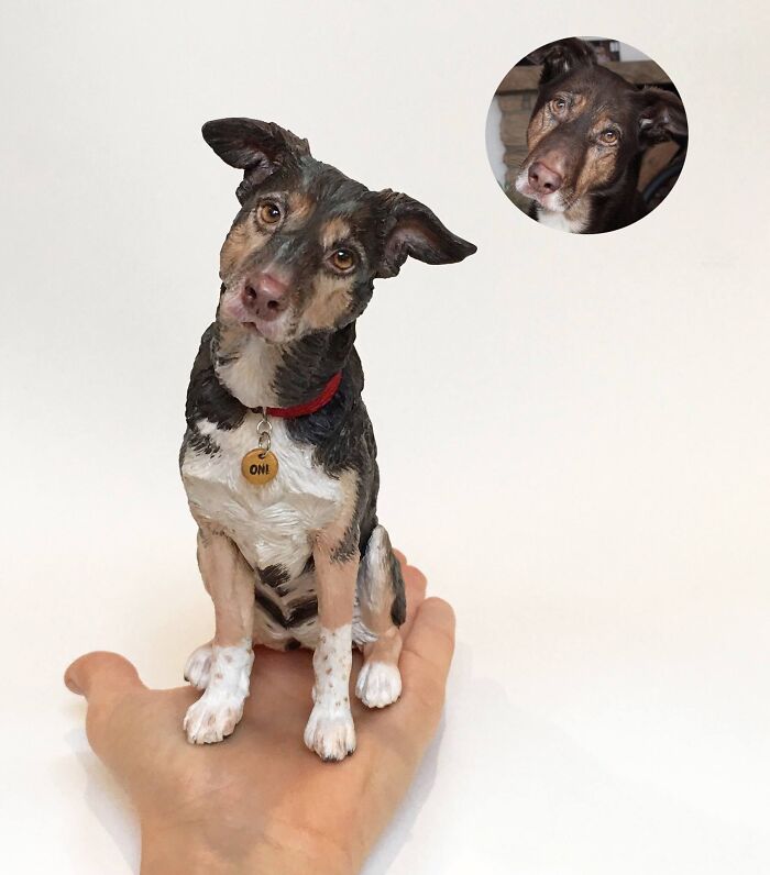 22 New Hyperrealistic Sculptures Of Pets Entirely Handmade By This Artist