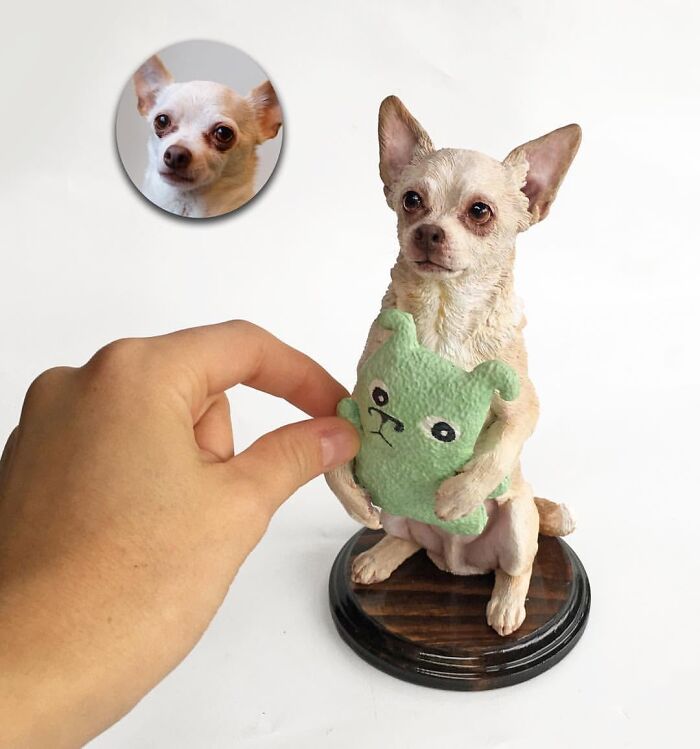 22 New Hyperrealistic Sculptures Of Pets Entirely Handmade By This Artist