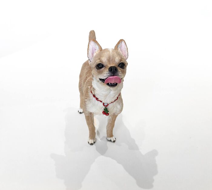 22 New Hyperrealistic Sculptures Of Pets Entirely Handmade By This Artist