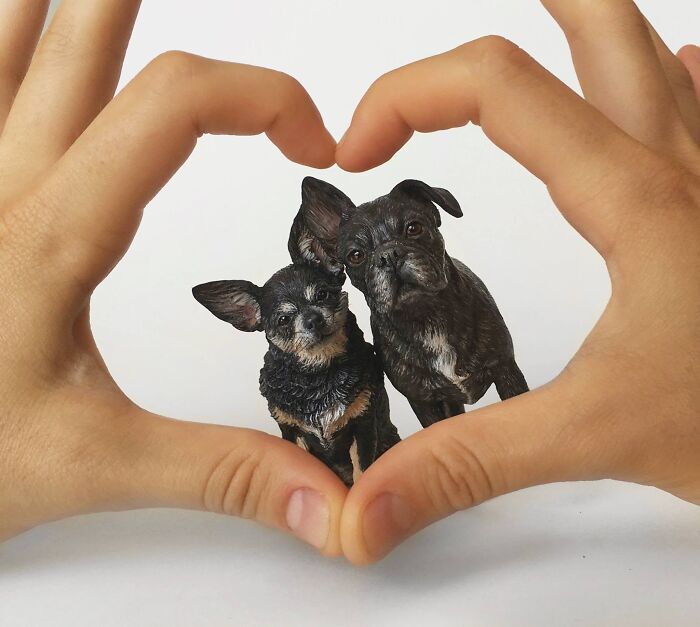 22 New Hyperrealistic Sculptures Of Pets Entirely Handmade By This Artist