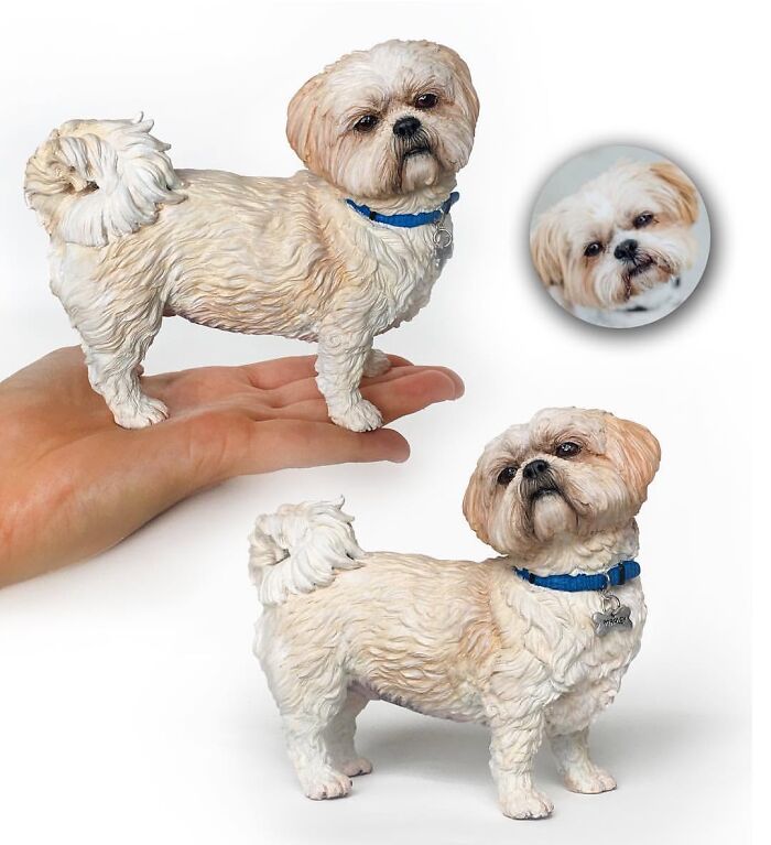 22 New Hyperrealistic Sculptures Of Pets Entirely Handmade By This Artist