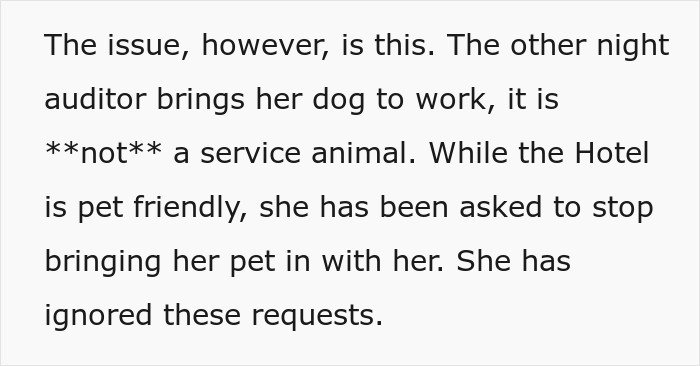 Hotel Tells Employee To Not Bring Untrained Dog To Work, She Calls Them “Satanic Reptilian Illuminati”