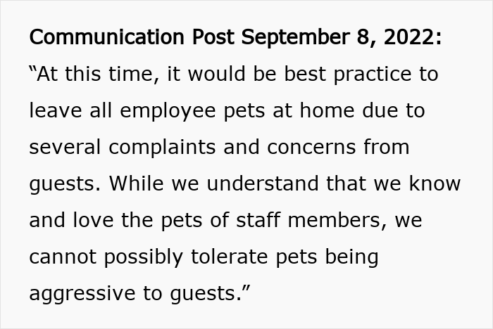 Hotel Tells Employee To Not Bring Untrained Dog To Work, She Calls Them “Satanic Reptilian Illuminati”