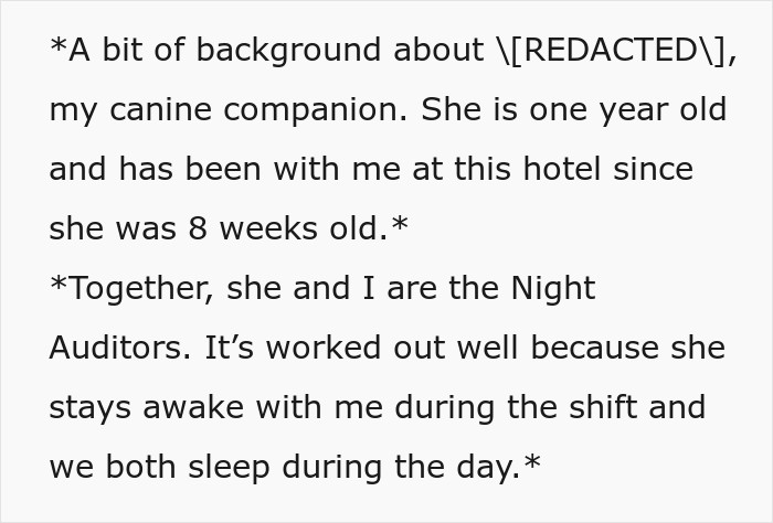 Hotel Tells Employee To Not Bring Untrained Dog To Work, She Calls Them “Satanic Reptilian Illuminati”