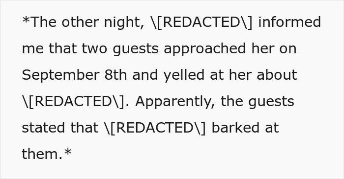Hotel Tells Employee To Not Bring Untrained Dog To Work, She Calls Them “Satanic Reptilian Illuminati”