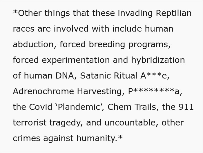 Hotel Tells Employee To Not Bring Untrained Dog To Work, She Calls Them “Satanic Reptilian Illuminati”