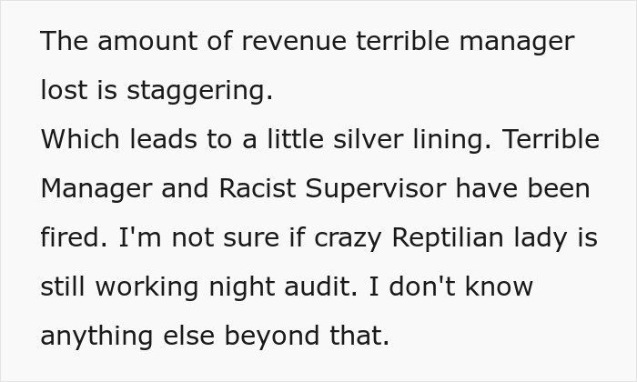 Hotel Tells Employee To Not Bring Untrained Dog To Work, She Calls Them “Satanic Reptilian Illuminati”