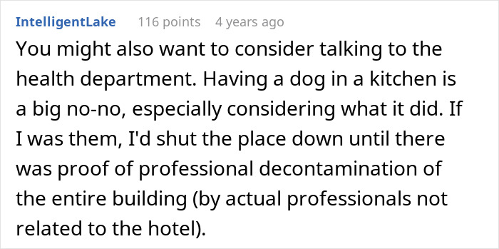Hotel Tells Employee To Not Bring Untrained Dog To Work, She Calls Them “Satanic Reptilian Illuminati”