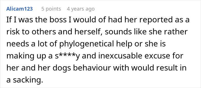 Hotel Tells Employee To Not Bring Untrained Dog To Work, She Calls Them “Satanic Reptilian Illuminati”