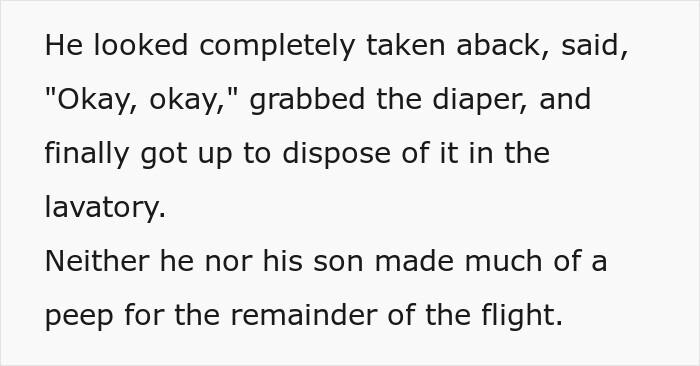 People Applaud This Plane Passenger For Calling Out Gross Dad Who Changed Baby’s Diaper And Kept It People Applaud This Plane Passenger For Calling Out Gross Dad Who Changed Baby’s Diaper And Kept It