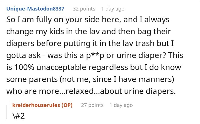 People Applaud This Plane Passenger For Calling Out Gross Dad Who Changed Baby’s Diaper And Kept It People Applaud This Plane Passenger For Calling Out Gross Dad Who Changed Baby’s Diaper And Kept It
