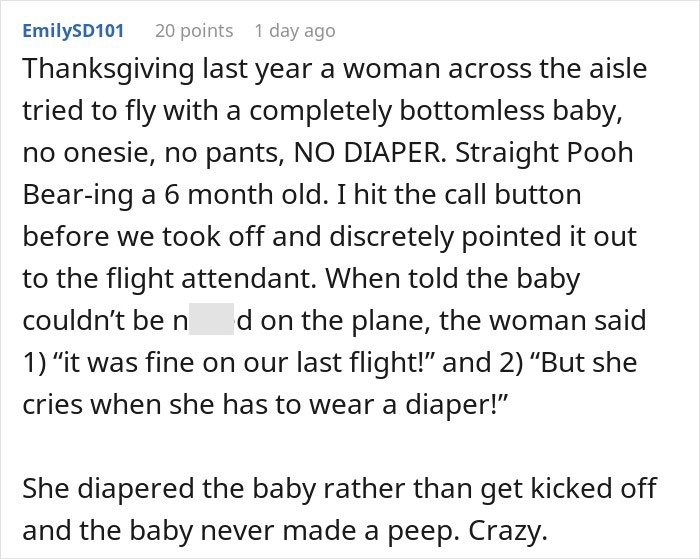People Applaud This Plane Passenger For Calling Out Gross Dad Who Changed Baby’s Diaper And Kept It People Applaud This Plane Passenger For Calling Out Gross Dad Who Changed Baby’s Diaper And Kept It