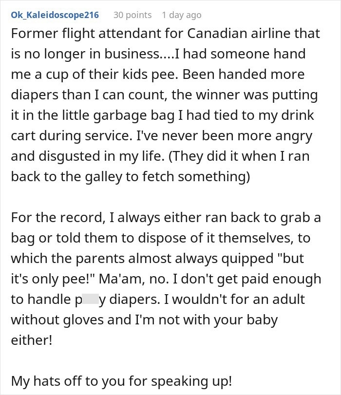 People Applaud This Plane Passenger For Calling Out Gross Dad Who Changed Baby’s Diaper And Kept It People Applaud This Plane Passenger For Calling Out Gross Dad Who Changed Baby’s Diaper And Kept It
