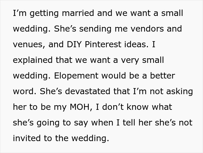 Bride Promised Her Friend The MOH Spot For 15 Years, Then Asked Her To Fetch Drinks At The Wedding Bride Promised Her Friend The MOH Spot For 15 Years, Then Asked Her To Fetch Drinks At The Wedding