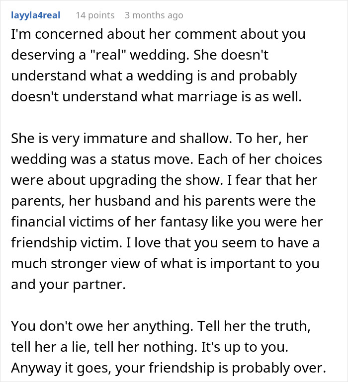 Bride Promised Her Friend The MOH Spot For 15 Years, Then Asked Her To Fetch Drinks At The Wedding Bride Promised Her Friend The MOH Spot For 15 Years, Then Asked Her To Fetch Drinks At The Wedding