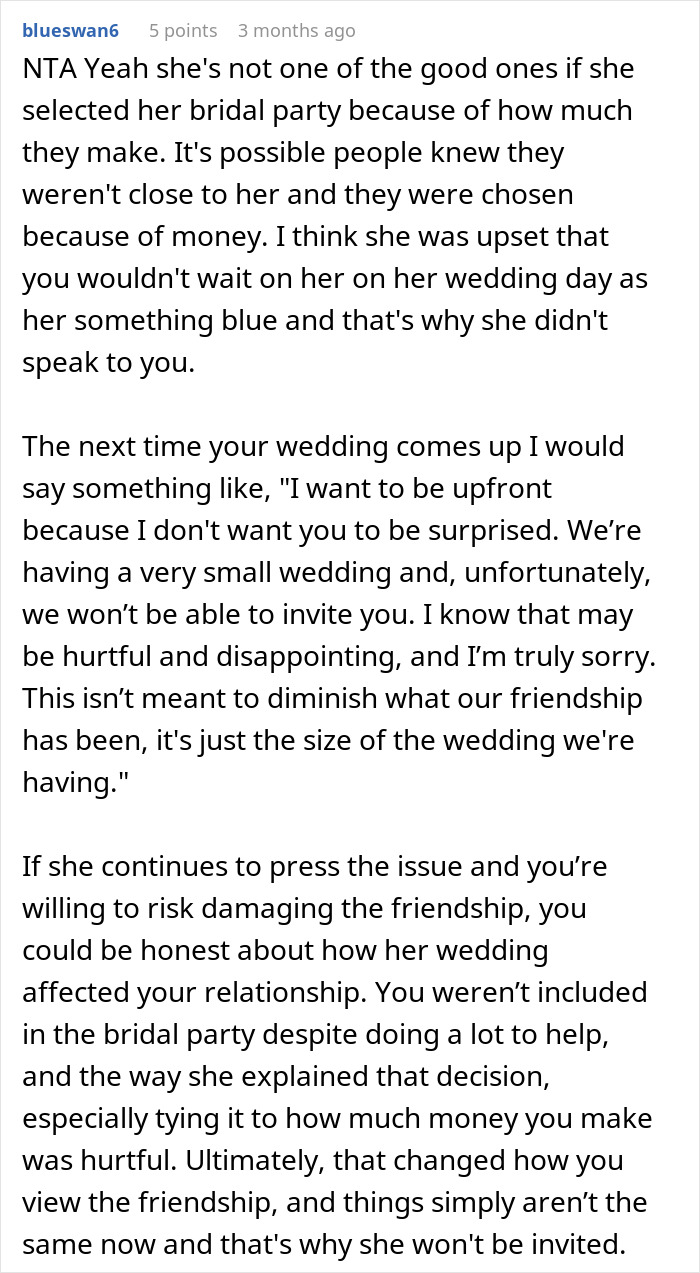 Bride Promised Her Friend The MOH Spot For 15 Years, Then Asked Her To Fetch Drinks At The Wedding Bride Promised Her Friend The MOH Spot For 15 Years, Then Asked Her To Fetch Drinks At The Wedding