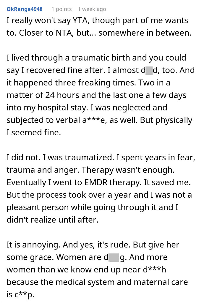 Woman Has Enough Of Sister&rsquo;s Traumatic Birth Story She Mentions All The Time, Fears She Might&rsquo;ve Overreacted