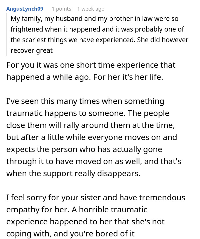 Woman Has Enough Of Sister&rsquo;s Traumatic Birth Story She Mentions All The Time, Fears She Might&rsquo;ve Overreacted
