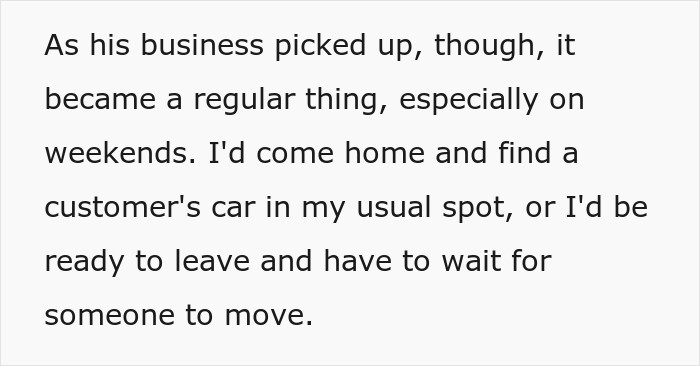 Guy Gets Tired Of Hosting Neighbor&rsquo;s Customers For Free, Slaps A $10 Parking Price Tag On His Driveway