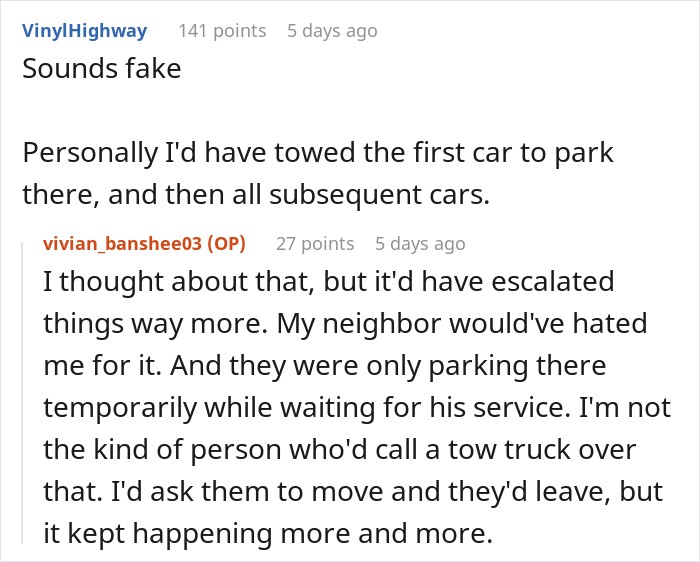 Guy Gets Tired Of Hosting Neighbor&rsquo;s Customers For Free, Slaps A $10 Parking Price Tag On His Driveway