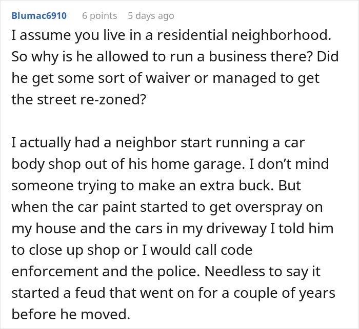 Guy Gets Tired Of Hosting Neighbor&rsquo;s Customers For Free, Slaps A $10 Parking Price Tag On His Driveway