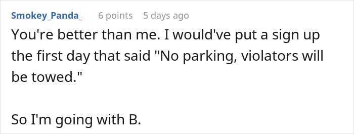 Guy Gets Tired Of Hosting Neighbor&rsquo;s Customers For Free, Slaps A $10 Parking Price Tag On His Driveway