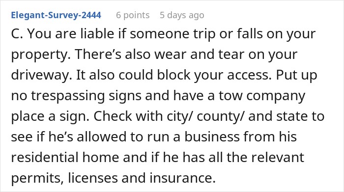Guy Gets Tired Of Hosting Neighbor&rsquo;s Customers For Free, Slaps A $10 Parking Price Tag On His Driveway