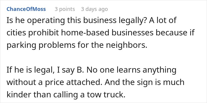 Guy Gets Tired Of Hosting Neighbor&rsquo;s Customers For Free, Slaps A $10 Parking Price Tag On His Driveway
