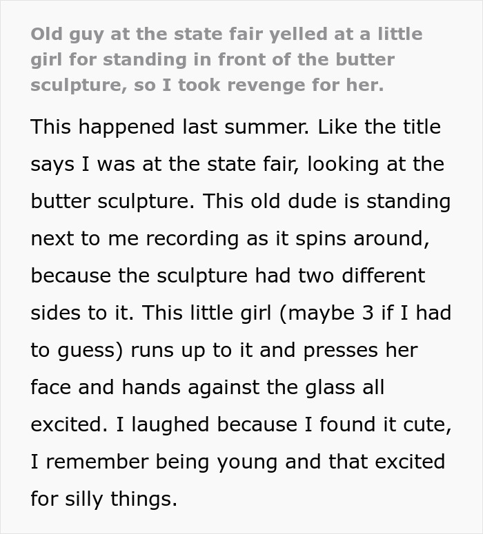 Man Yells At Little Girl For Blocking His Video At State Fair, Gets Called Out By Stranger Man Yells At Little Girl For Blocking His Video At State Fair, Gets Called Out By Stranger